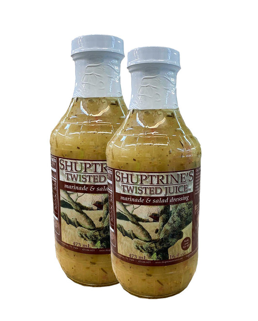 SHUPTRINE’S TWISTED MARINADE / SALAD DRESSING (2 JARS)