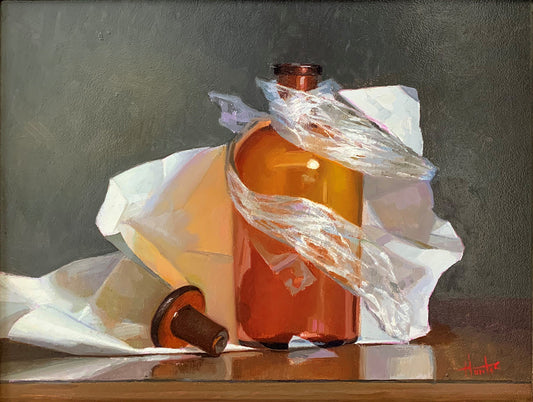 A Bad Wrap © Hunter Eddy,  Oil, 11 X 14 inches