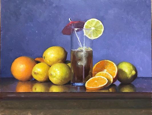 Cheers © Hunter Eddy  Oil, 11 X 14 inches